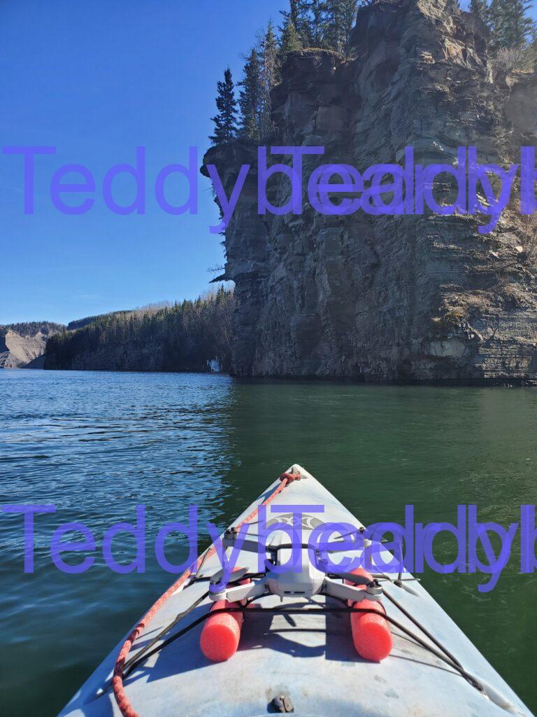 Kayak with drone