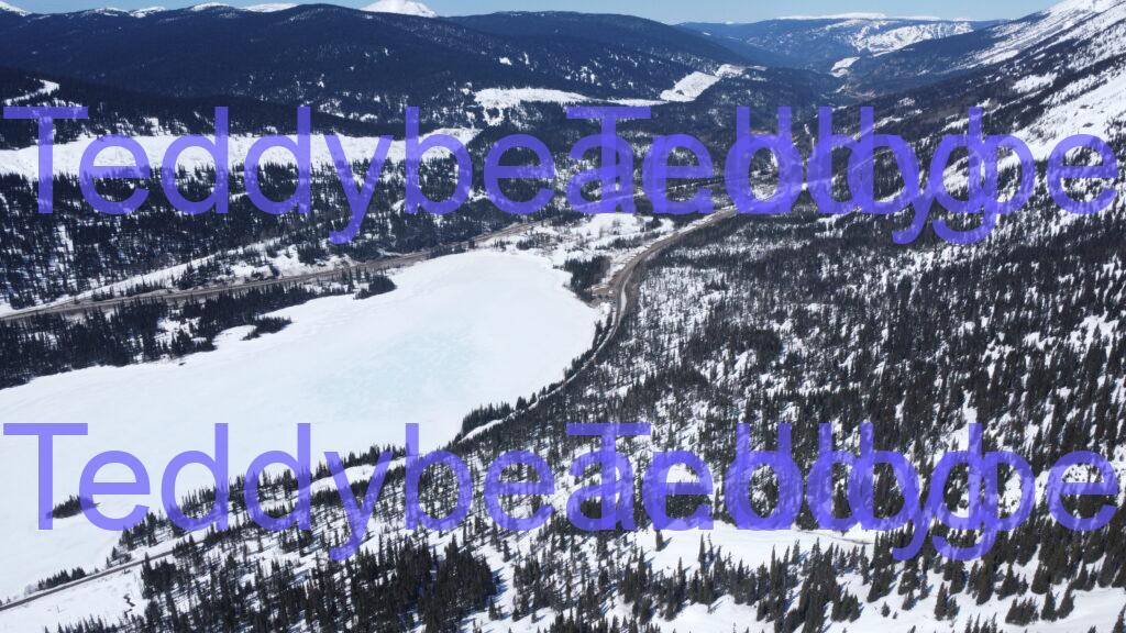 Azu lake in winter